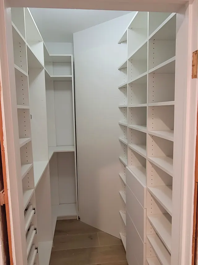 Custom closet system built in Miami — project 2