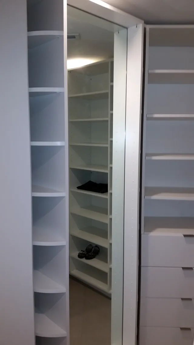 Custom closet system built in Miami — project 7